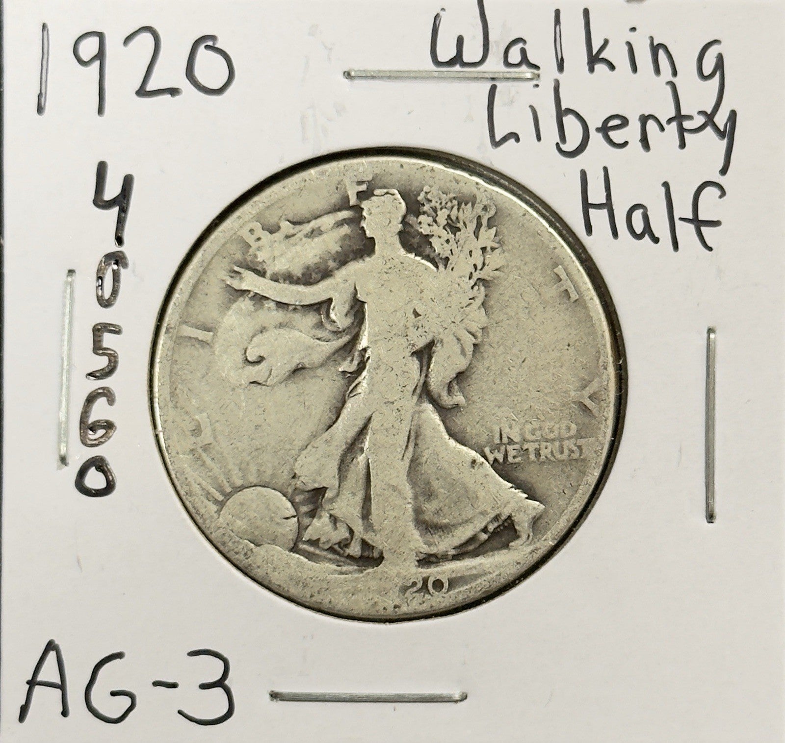 1920 Walking Liberty Half Dollar - About Good ( 40560 )