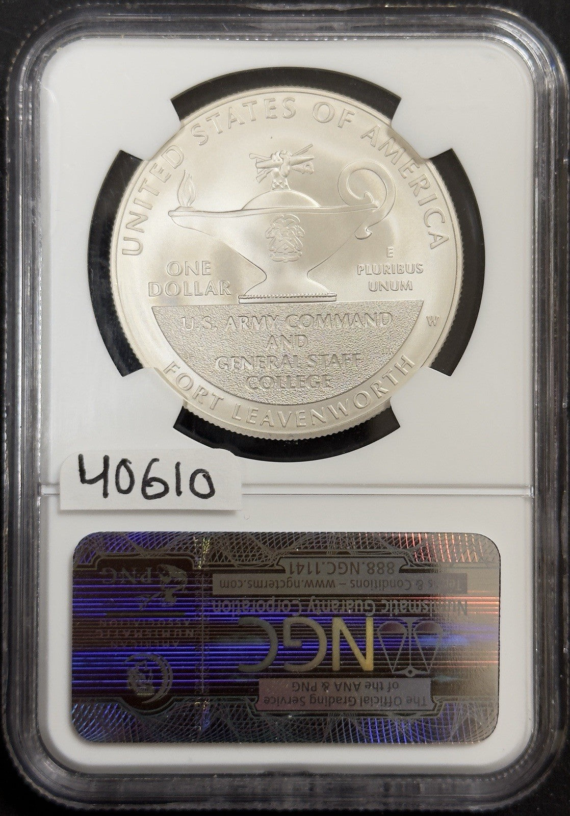 2013 W 5 Star Generals Marshall & Eisenhower Commemorative Dollar - NGC MS70