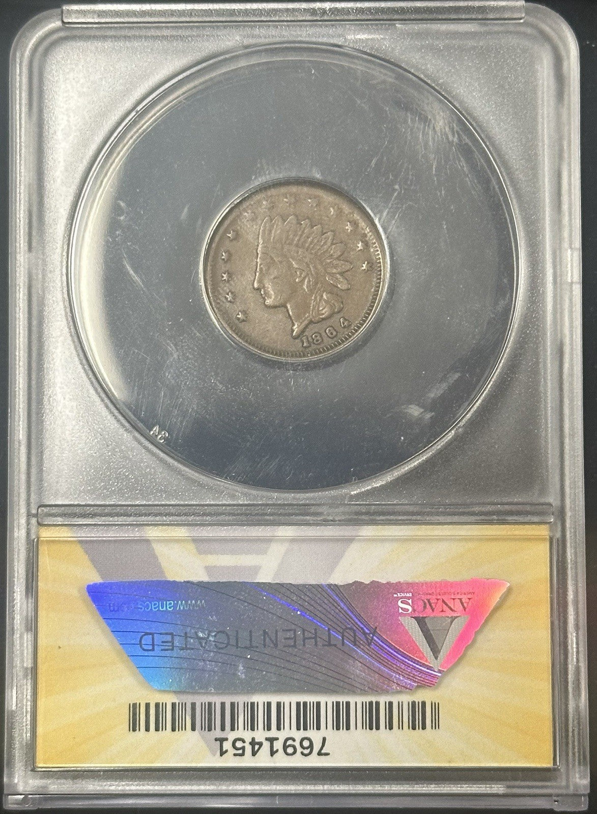 1864 OH-DELPH TOKEN JW HUNT Civil War Storecard 250A-2a - JP15