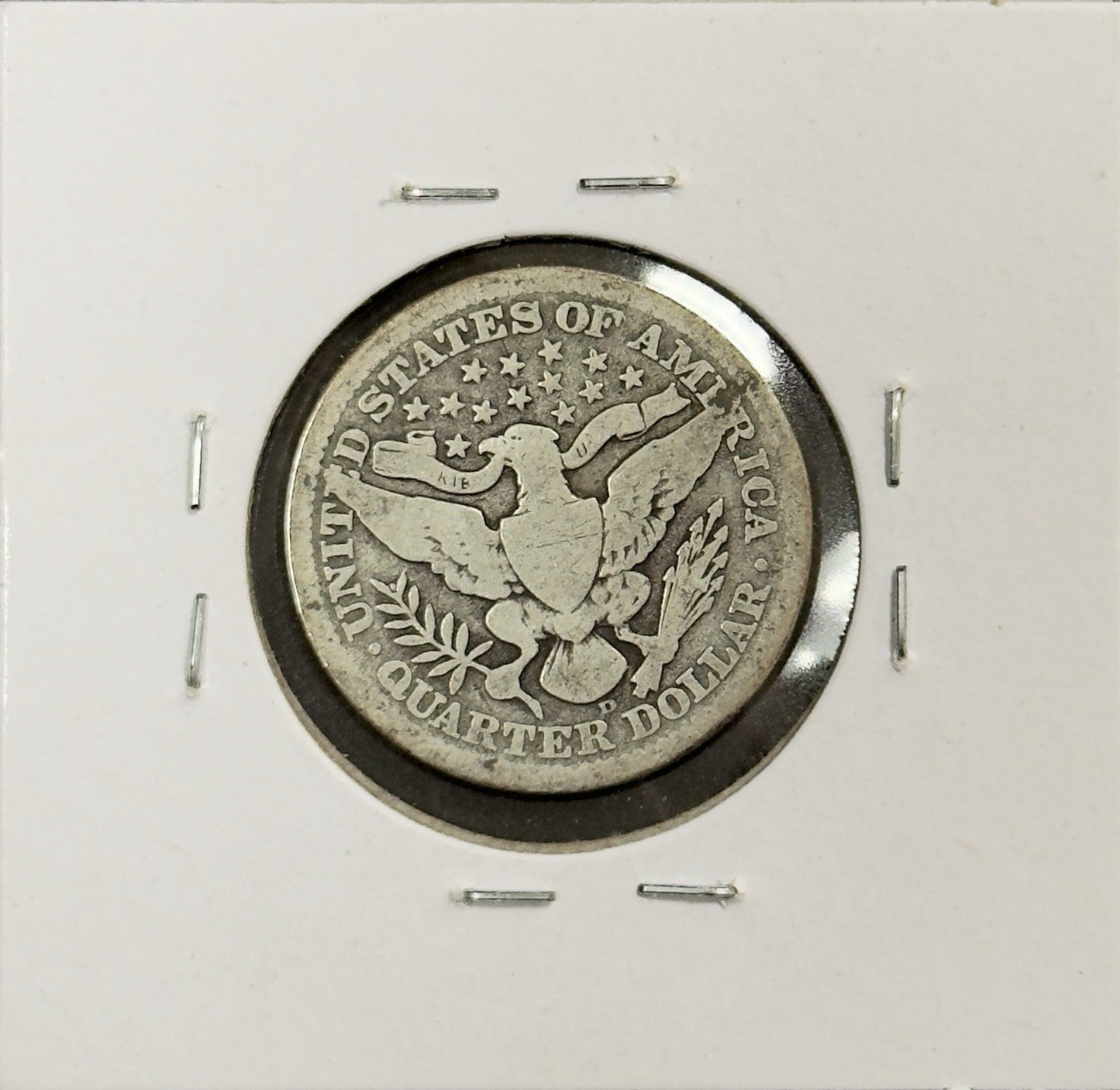 1909 D Barber Quarter - Good ( 40852 )