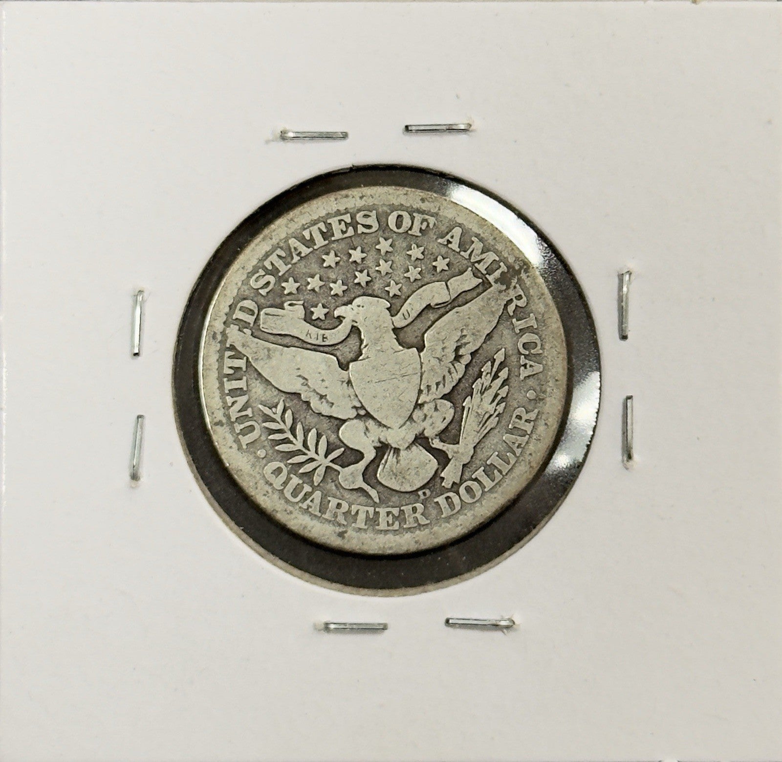 1909 D Barber Quarter - Good ( 40852 )