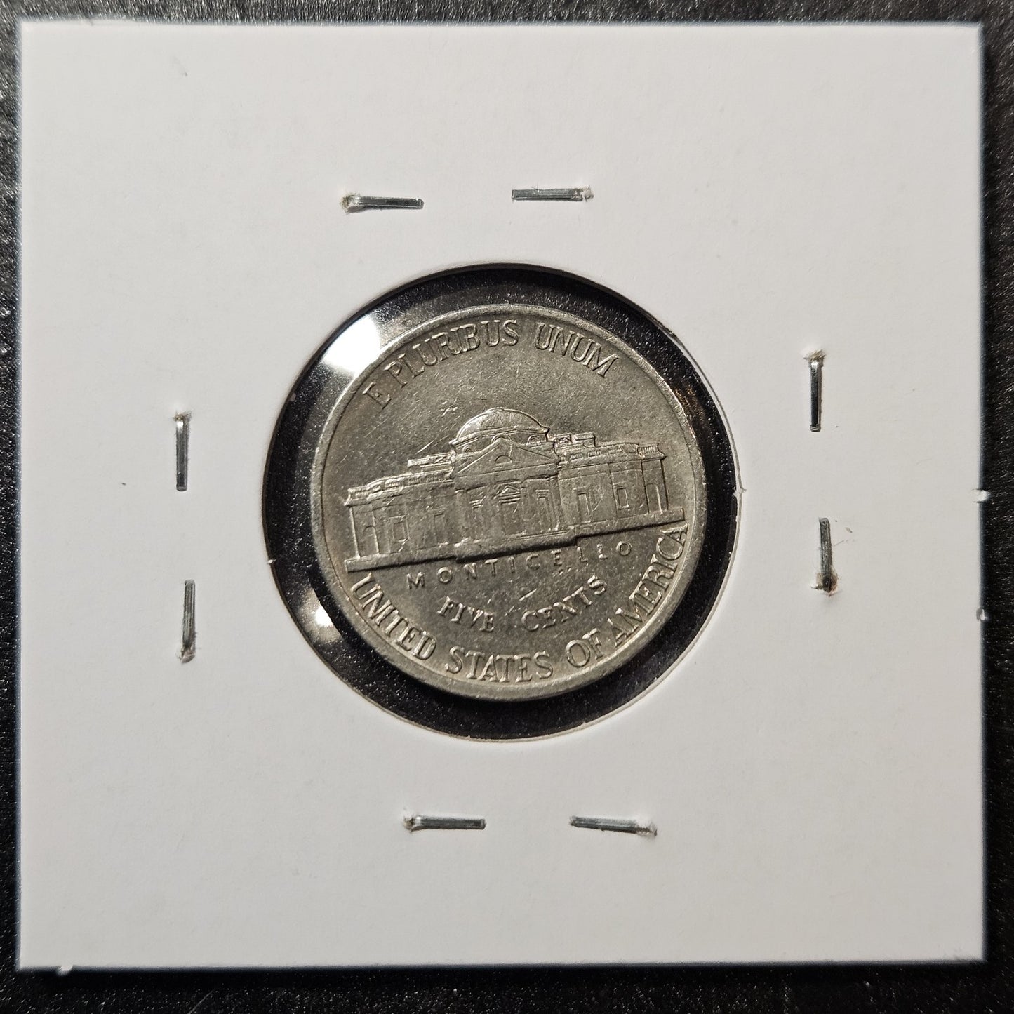 1983 Jefferson Nickel Off Center Error (A6UX)