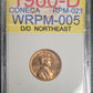 1960-D/D Lincoln Cent Error RPM-021 Wexler WRPM-005 Die Stage C (B1127)