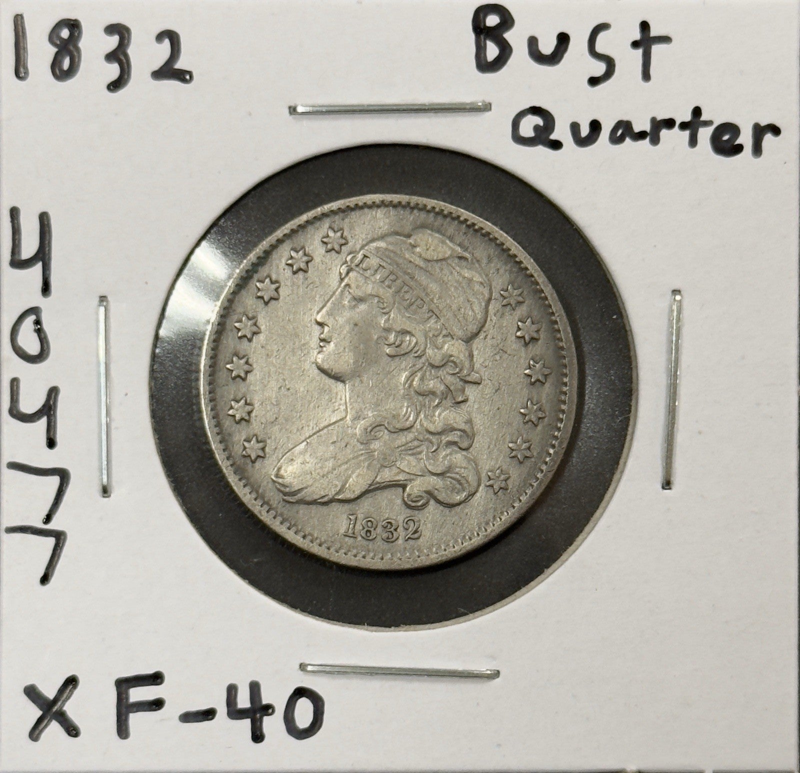1832 Bust Quarter - Extra Fine ( 40477 )