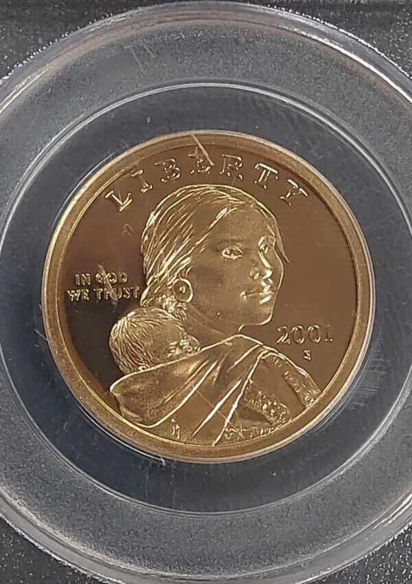 2001-S Sacagawea Dollar PCGS PR69 DCAM