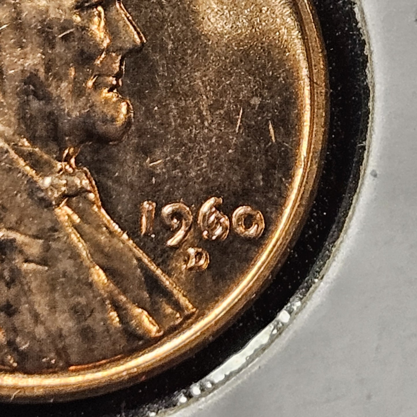 1968-D Small Date Lincoln Cent Filled-6 Error Mint State (A6UR)