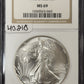 1986 Silver Eagle - NGC MS69 ( 40810 )