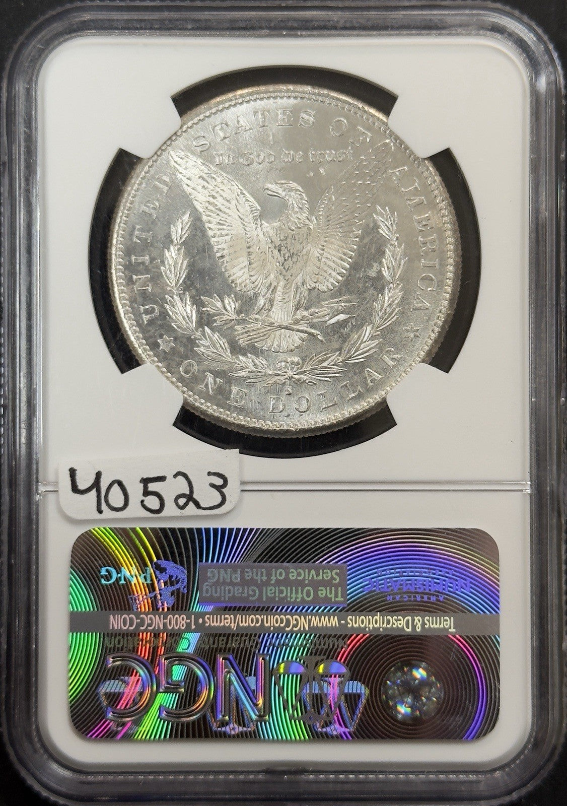 1881 S Morgan Dollar - NGC MS62 ( 40523 )