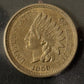 1859 Indian Head Cent - Almost Uncirculated *Crackout* ( 40482 )
