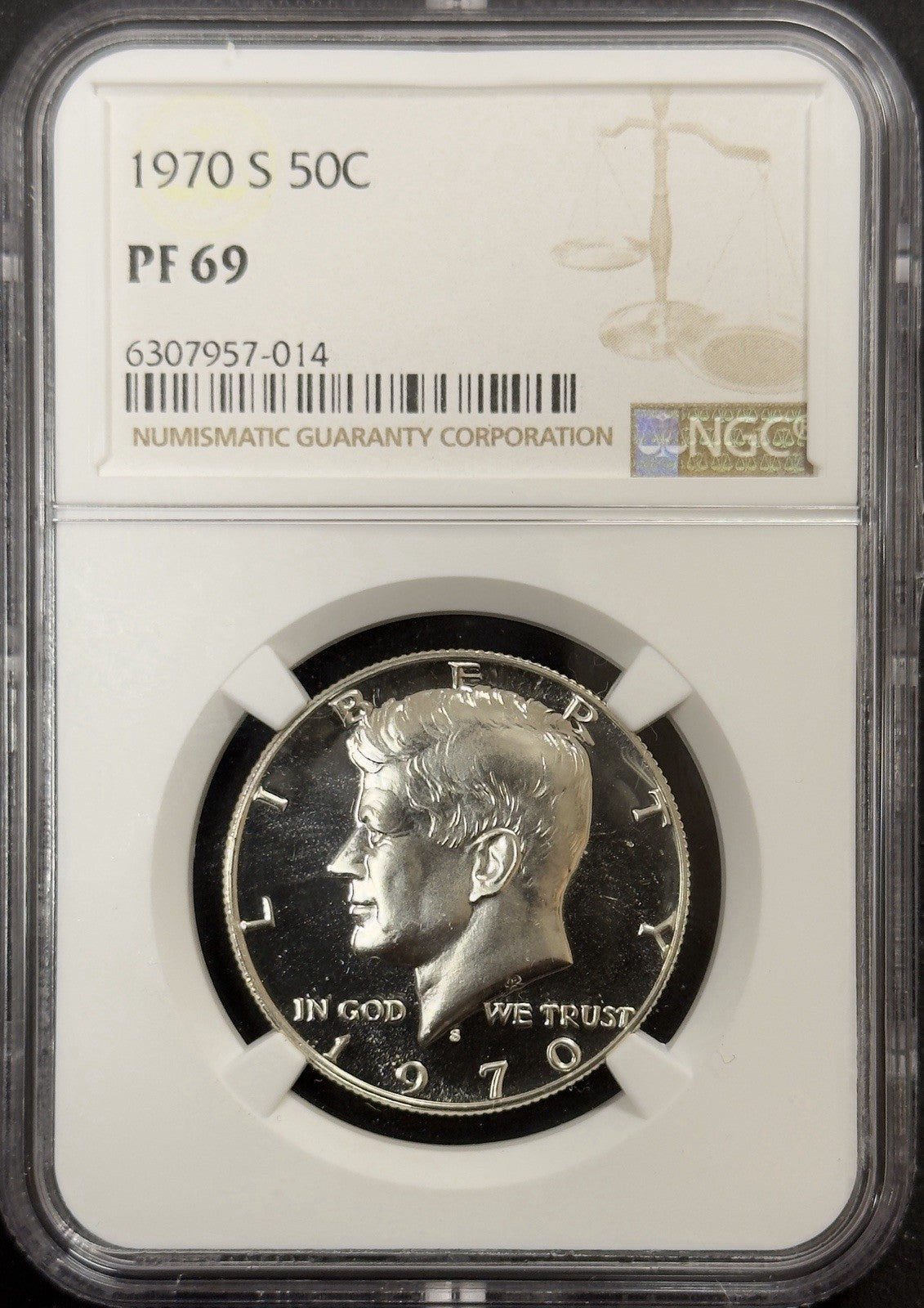 1970 S Kennedy Half Dollar - NGC PF69 ( 40664 )