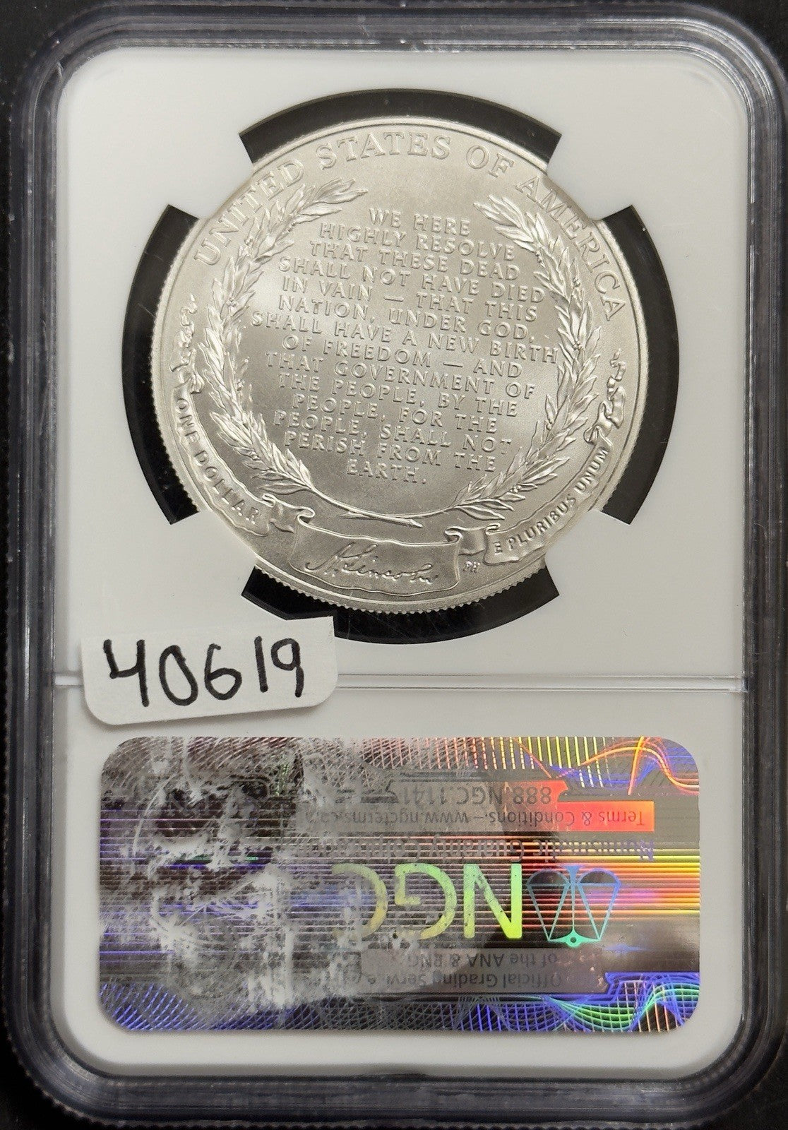 2009 P Lincoln Bicentennial Commemorative Dollar  - NGC MS70 ( 40619 )