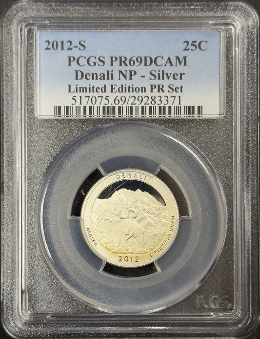 2012 S Denali NP Quarter - PCGS PR69 DCAM ( 40801 )