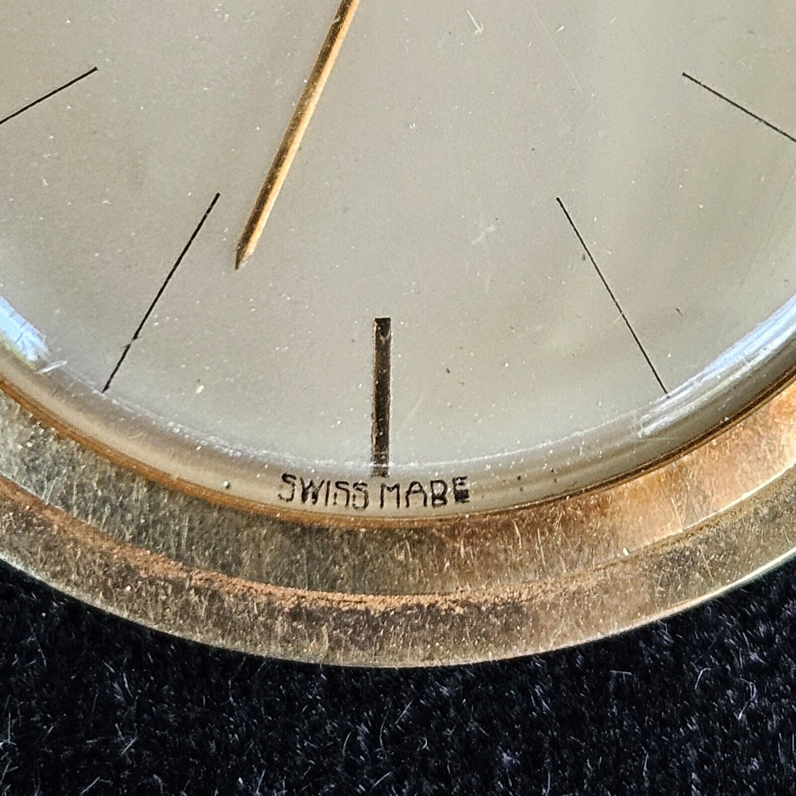 Vintage Gallet Pocket Watch 14k Solid Gold 32MM Dial Gold Hands 28.6 Grams