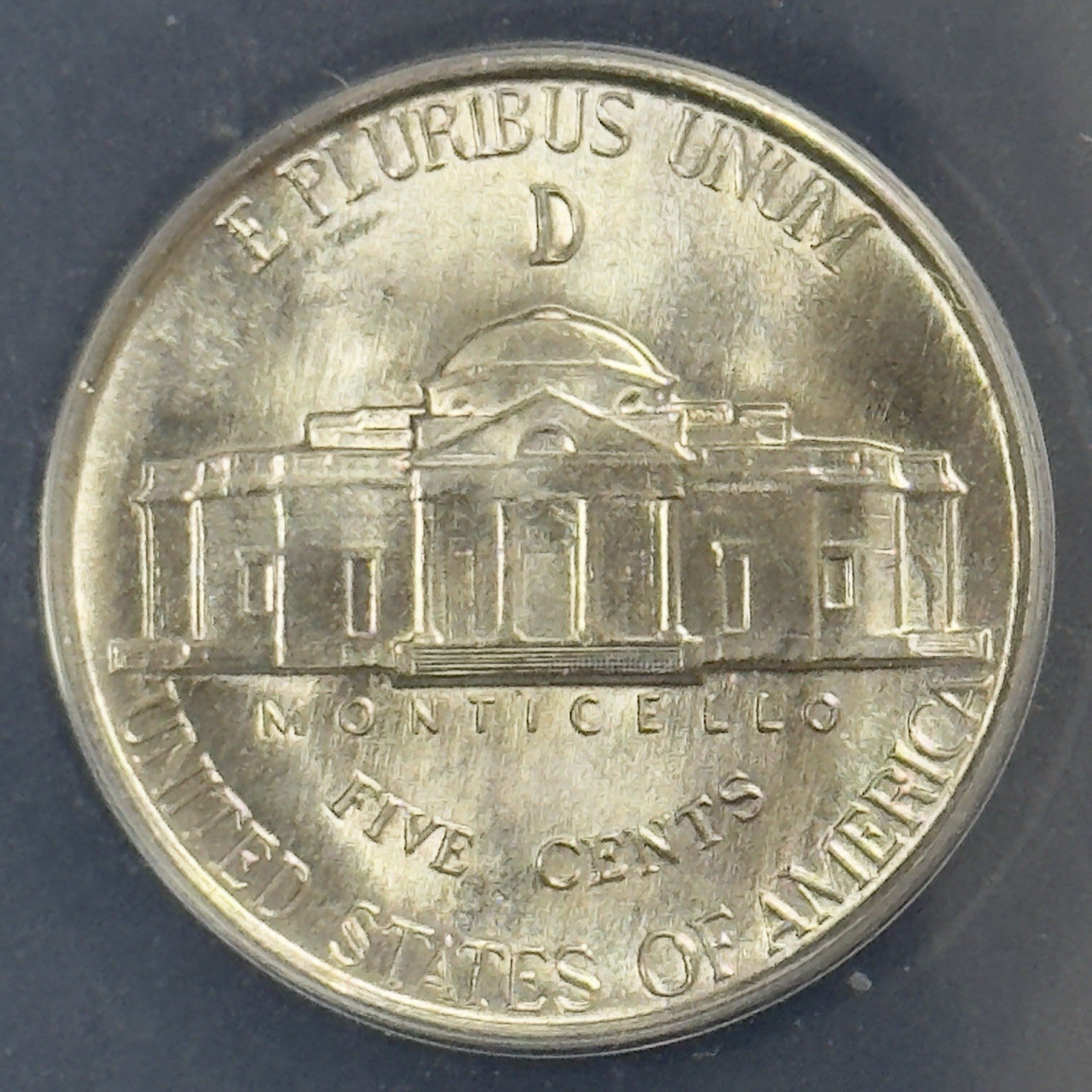 1944 D Jefferson Nickel 5.5 Steps - ANACS MS65 ( 40689 )