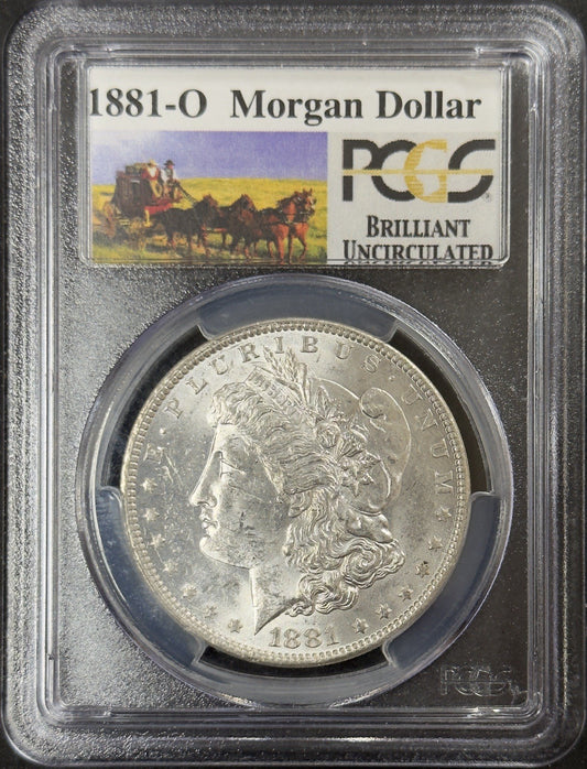 1881 O Morgan Dollar - PCGS Brilliant Uncirculated ( 40773 )