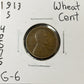 1913 S Wheat Cent - Good ( 40575 )