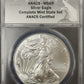 2016 (P) Silver Eagle - ANACS MS69 ( 40766 )