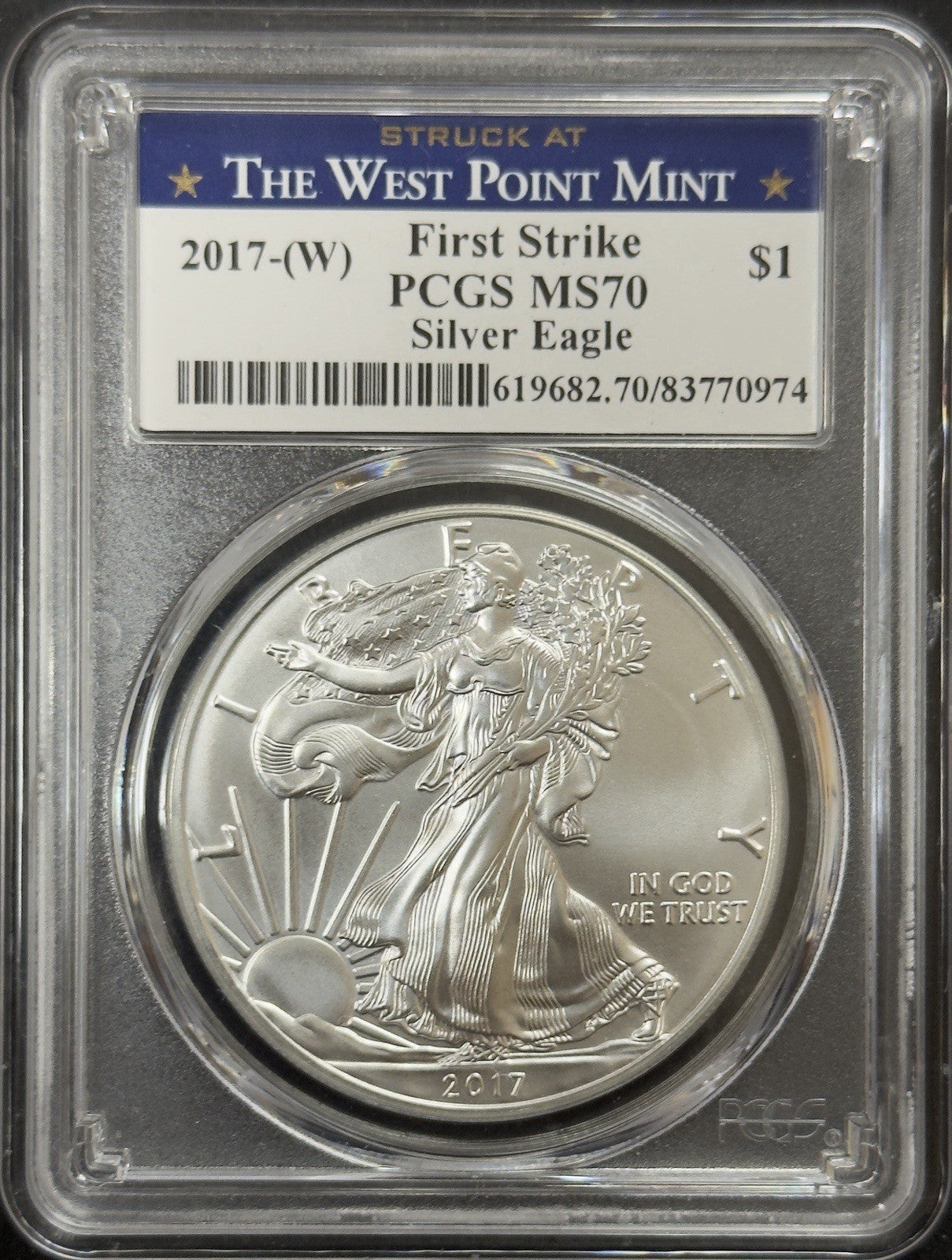 2017 W American Eagle - PCGS MS70 ( 40581 )