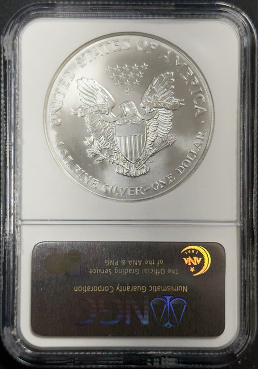 2000 Silver Eagle - NGC MS69 ( 40824 )