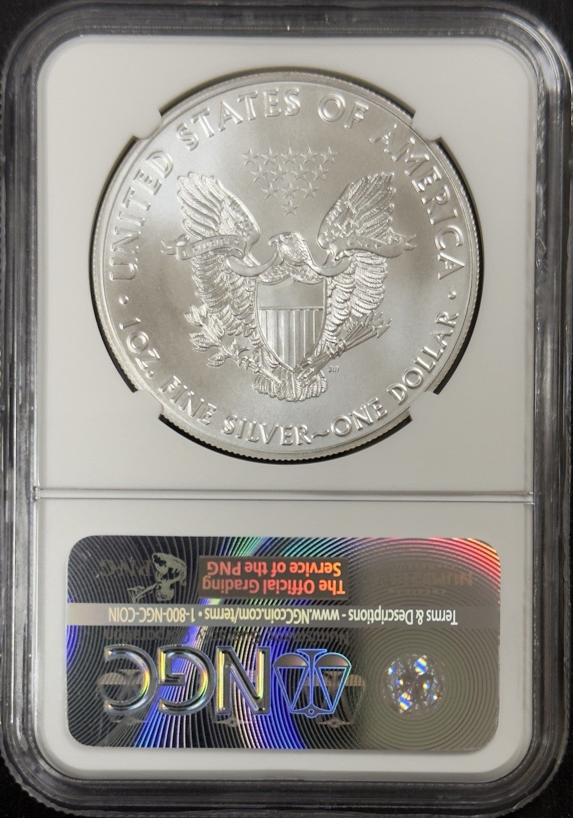 2016 Silver Eagle - NGC MS70 ( 40733 )