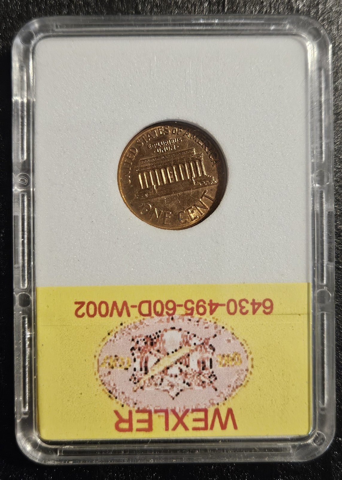 1960-D/D/D Lincoln Cent Error RPM-009 Wexler WRPM-002 Late Stage Die (B1124)