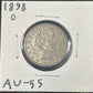 1898 O Barber Quarter Almost Uncirculated - JP11      Nice Color!