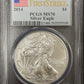2014 Silver Eagle - PCGS MS70 ( 40745 )