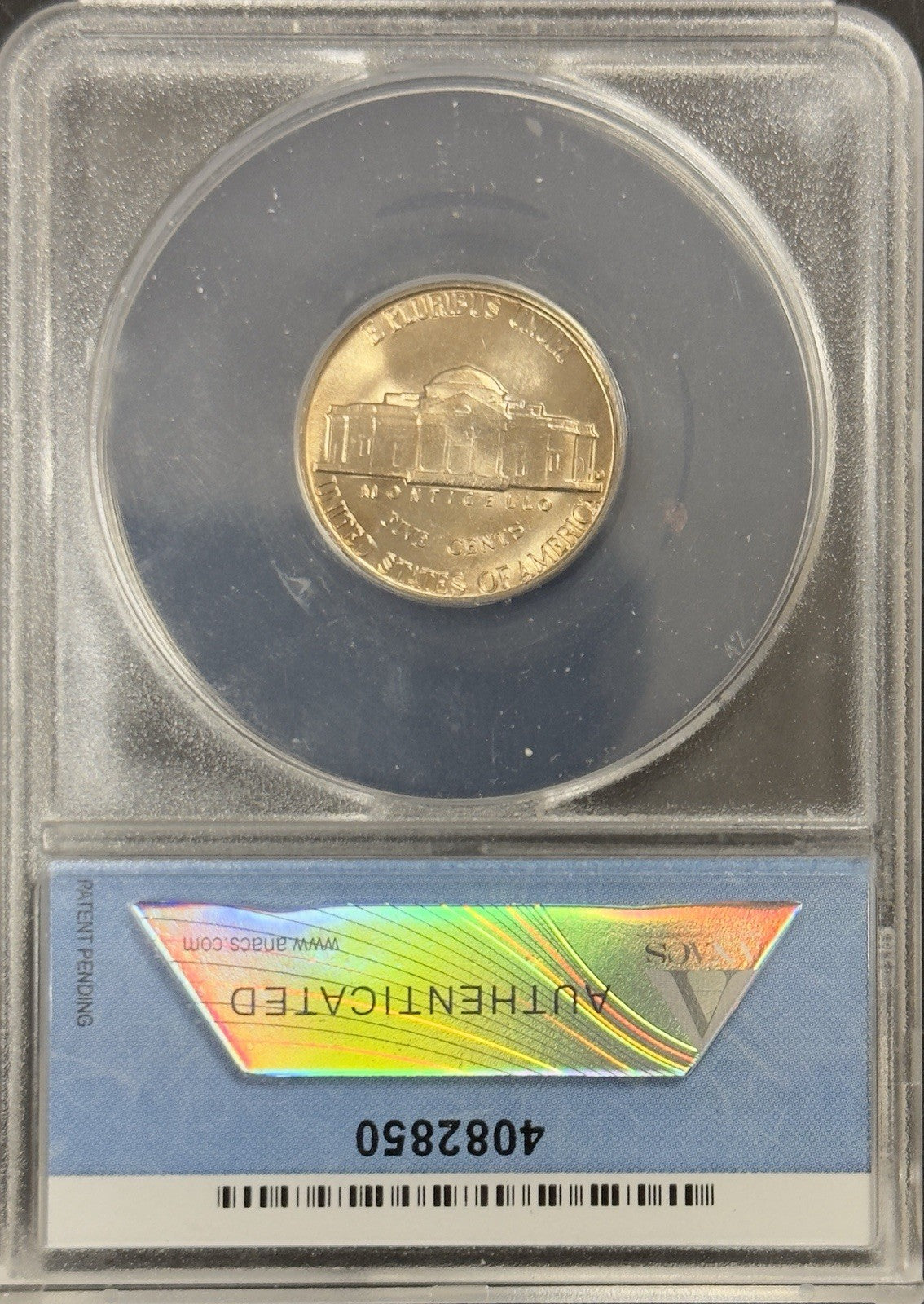 1947 D Jefferson Nickel - ANACS MS64 ( 40690 )