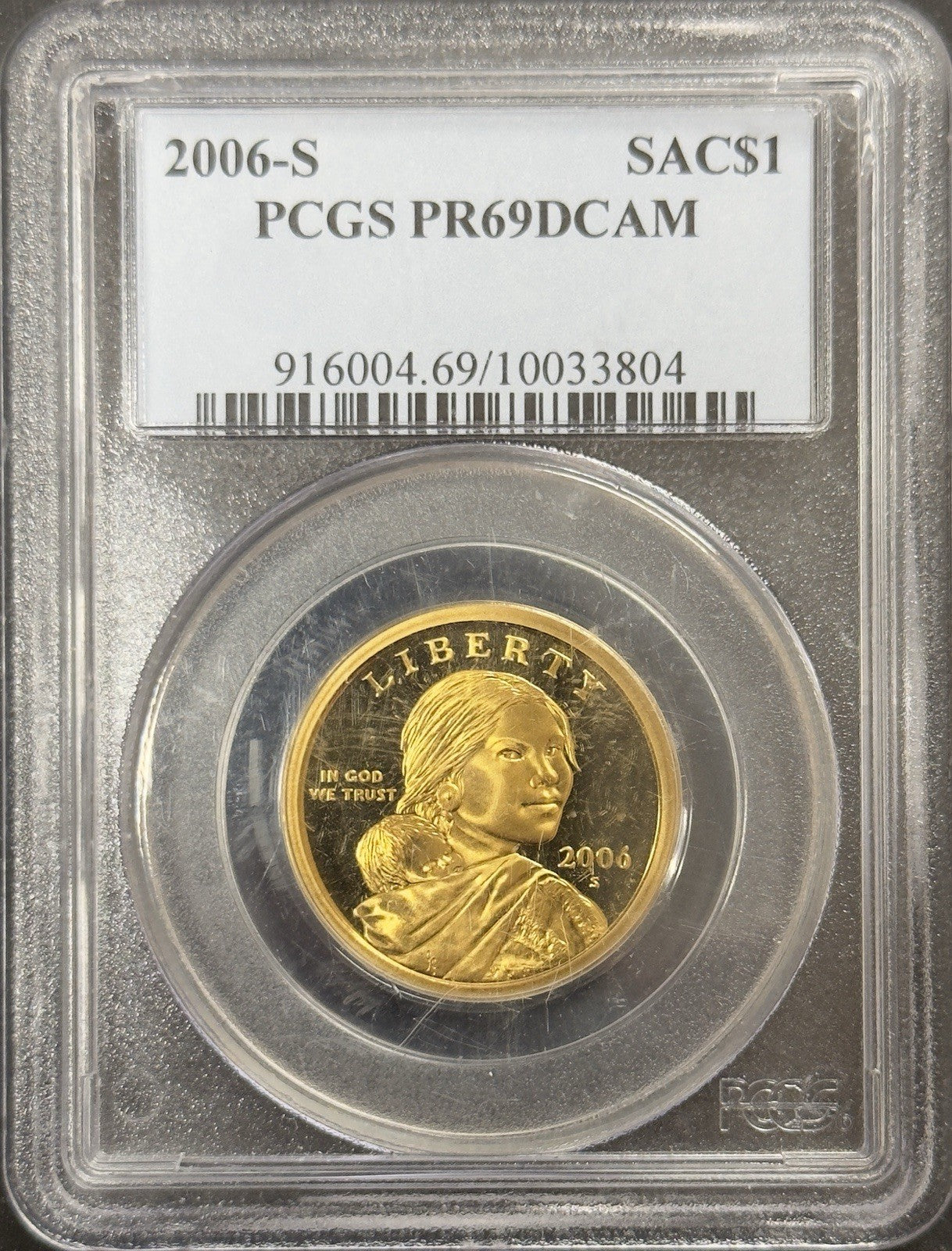 2006 S Sacagawea Dollar - PCGS PR69 DCAM ( 40693 )