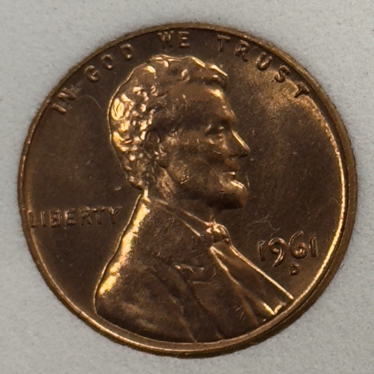 1961-D/D Lincoln Cent Error RPM-013 Wexler WRPM-013 ( 40715 )