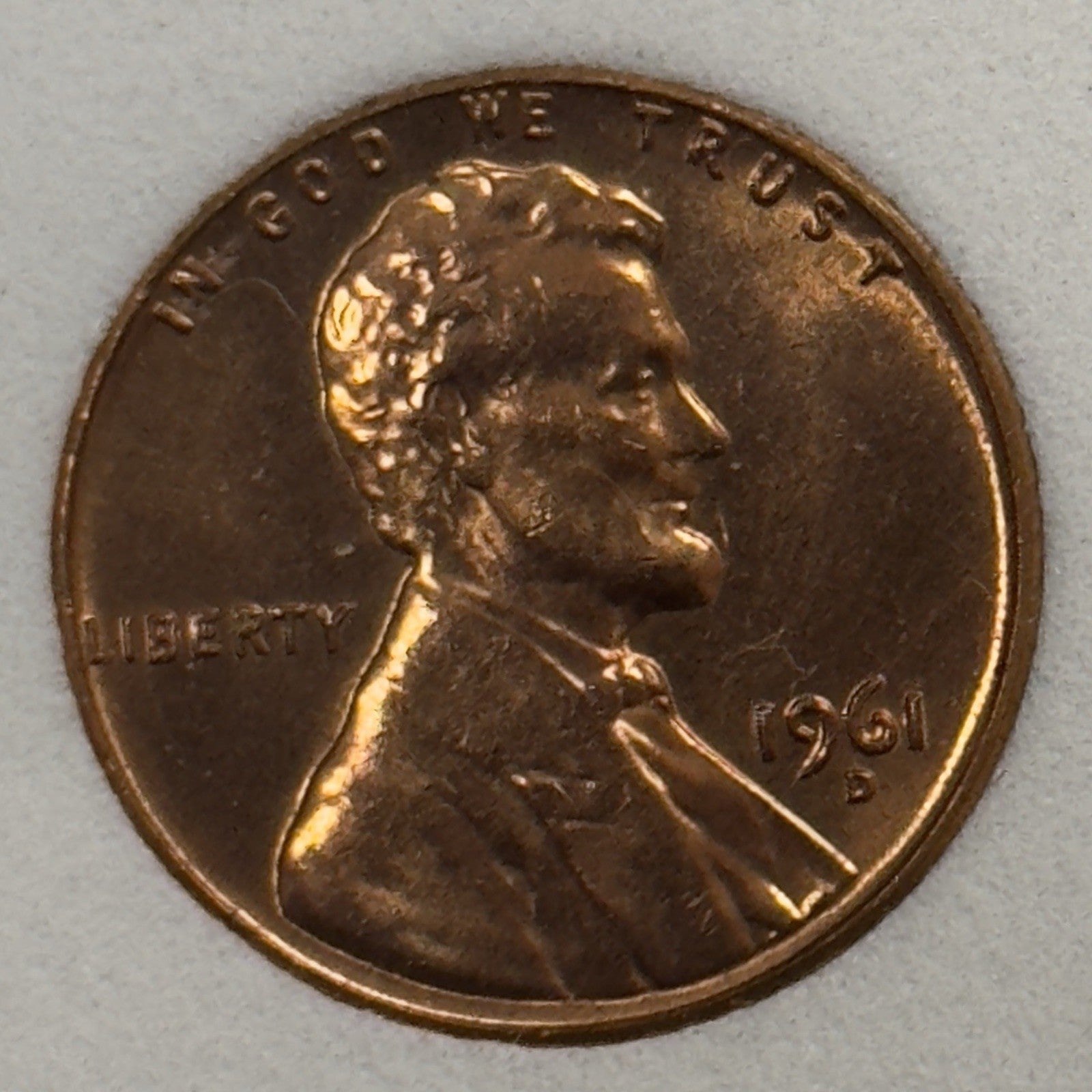 1961-D/D Lincoln Cent Error RPM-013 Wexler WRPM-013 ( 40715 )