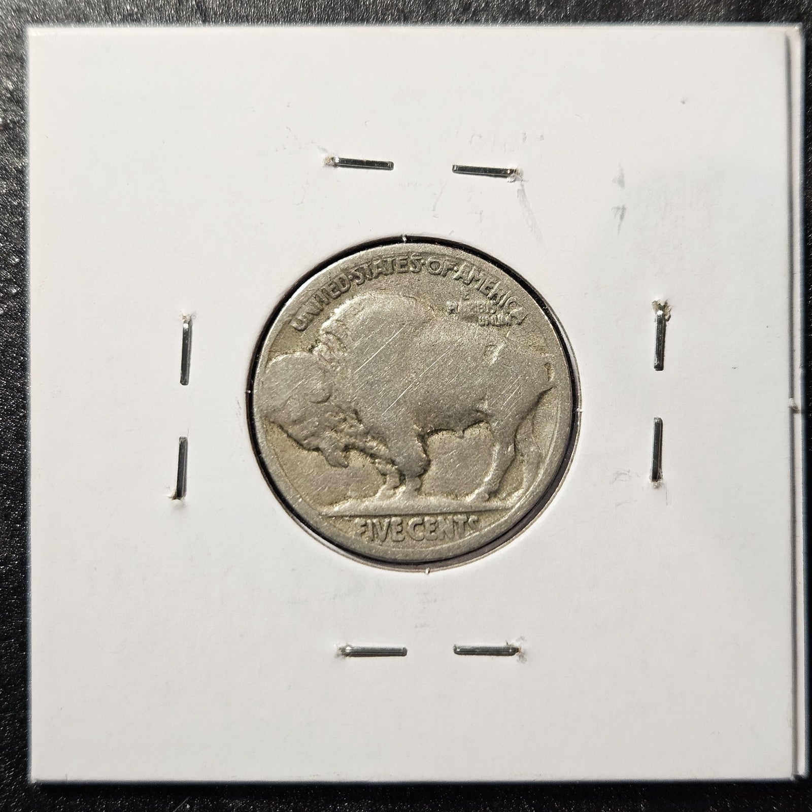 1918 Buffalo Nickel 2 Feather FS-401 Variety Almost Good (A6VB)
