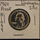 1964-P Washington Quarter Ungraded Proof B1099
