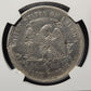 1874 S Chopmarked Trade Dollar - NGC AU Details ( 40471 )