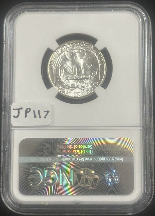 1963 Washington Quarter Type B Reverse NGC MS65 JP117