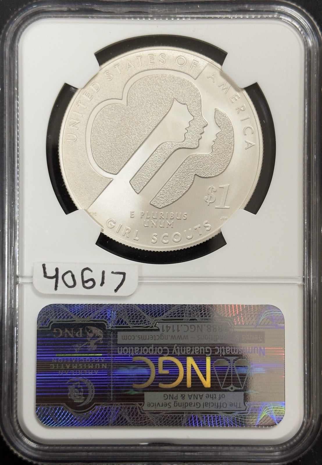 2013 W Girl Scouts Commemorative Dollar - NGC MS70 ( 40617 )