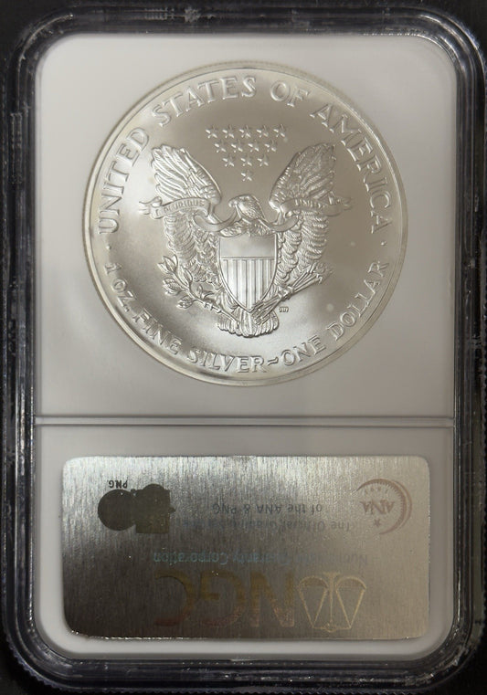 2004 Silver Eagle - NGC MS69 ( 40828 )