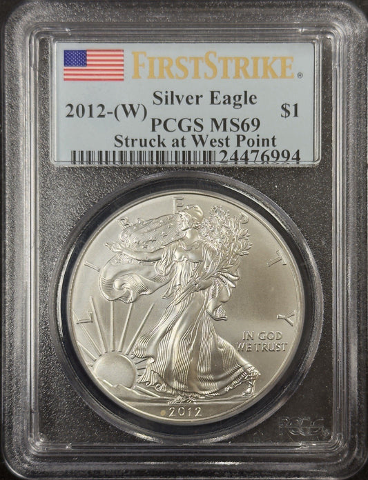 2012 (W) Silver Eagle - PCGS MS69 ( 40756 )
