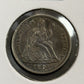 1891 Seated Dime - Mint State *Crackout* ( 40509 )