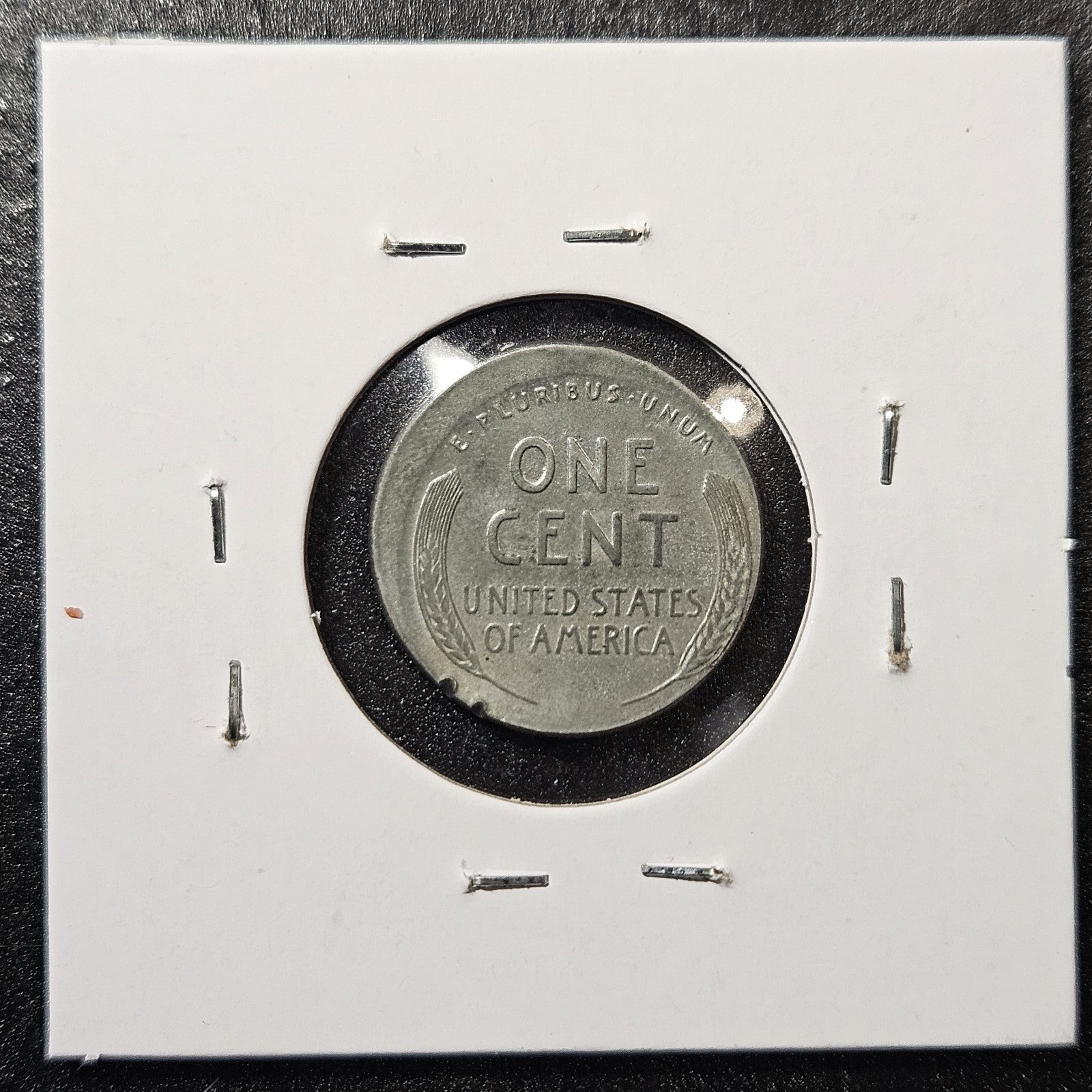 1943 Lincoln Steel Cent Off Center Error (A6UP)