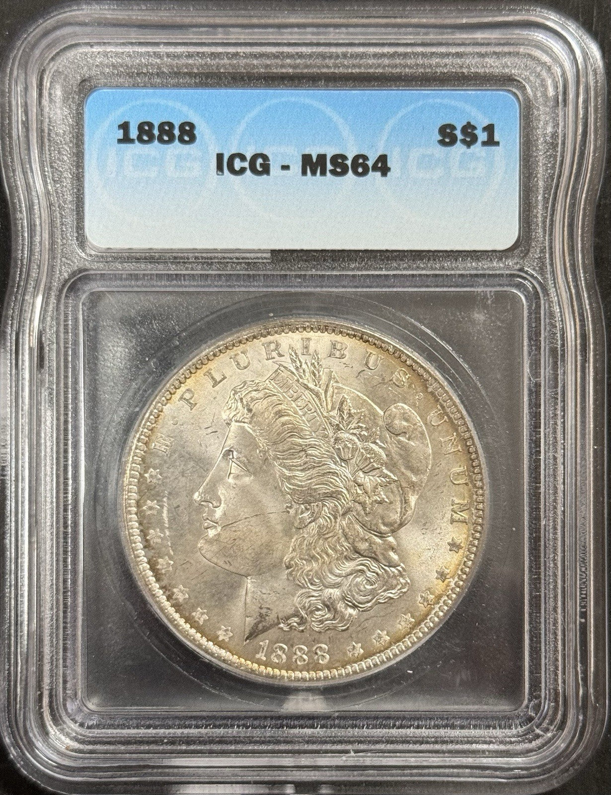 1888 Morgan Dollar - ICG MS64 ( 40769 )