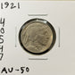1921 Buffalo Nickel - Almost Uncirculated ( 40547 )