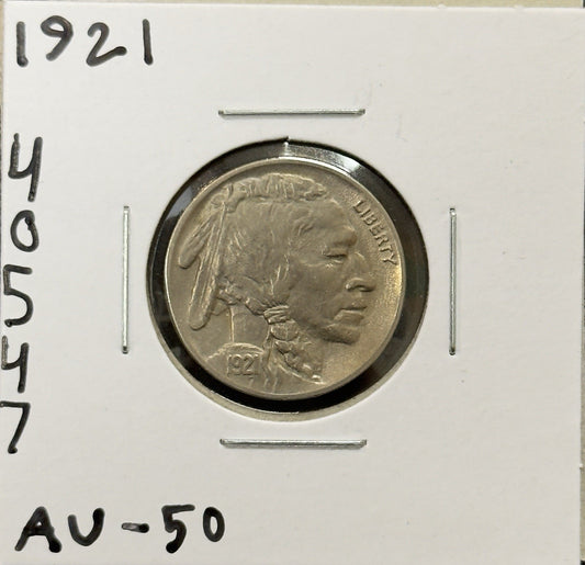 1921 Buffalo Nickel - Almost Uncirculated ( 40547 )