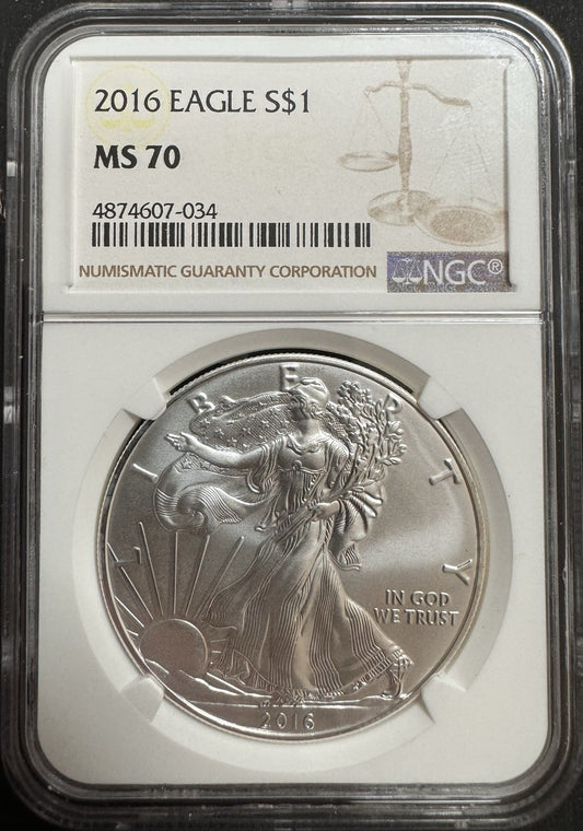 2016 American Eagle - NGC MS70 ( 40626 )