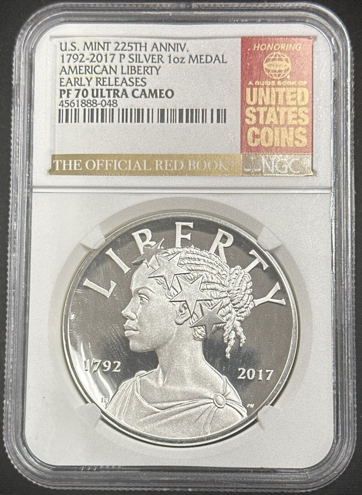2017 P American Liberty 225th Anniversary Silver Medal NGC PF 70 Ultra Cameo 