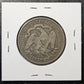 1877 Seated Liberty Half Dollar Very Good (A6VA)