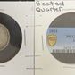 1854 Seated Quarter Arrows - Almost Uncirculated *Crackout* ( 40495 )