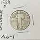 1929 D Standing Liberty Quarter - Almost Good ( 40570 )