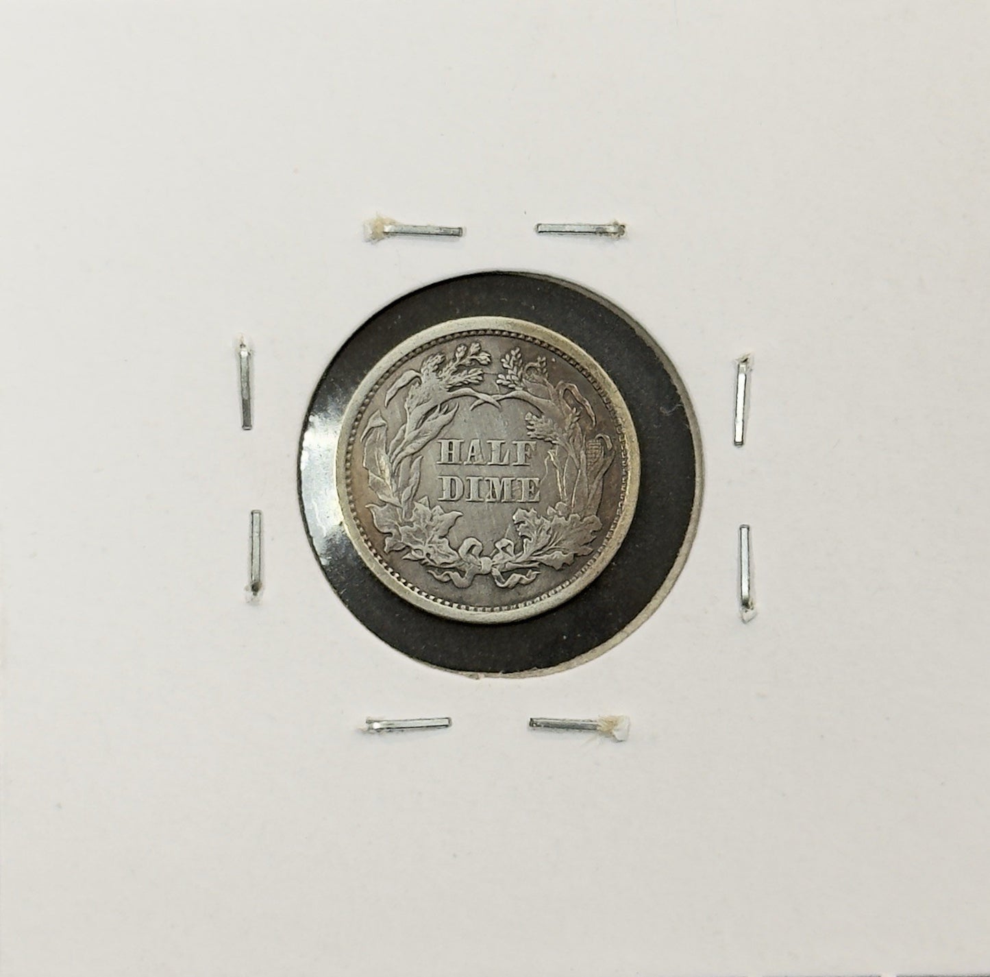 1861 Seated Half Dime - Very Fine ( 40515 )