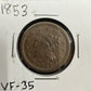 1853 Large Cent - Very Fine 300313